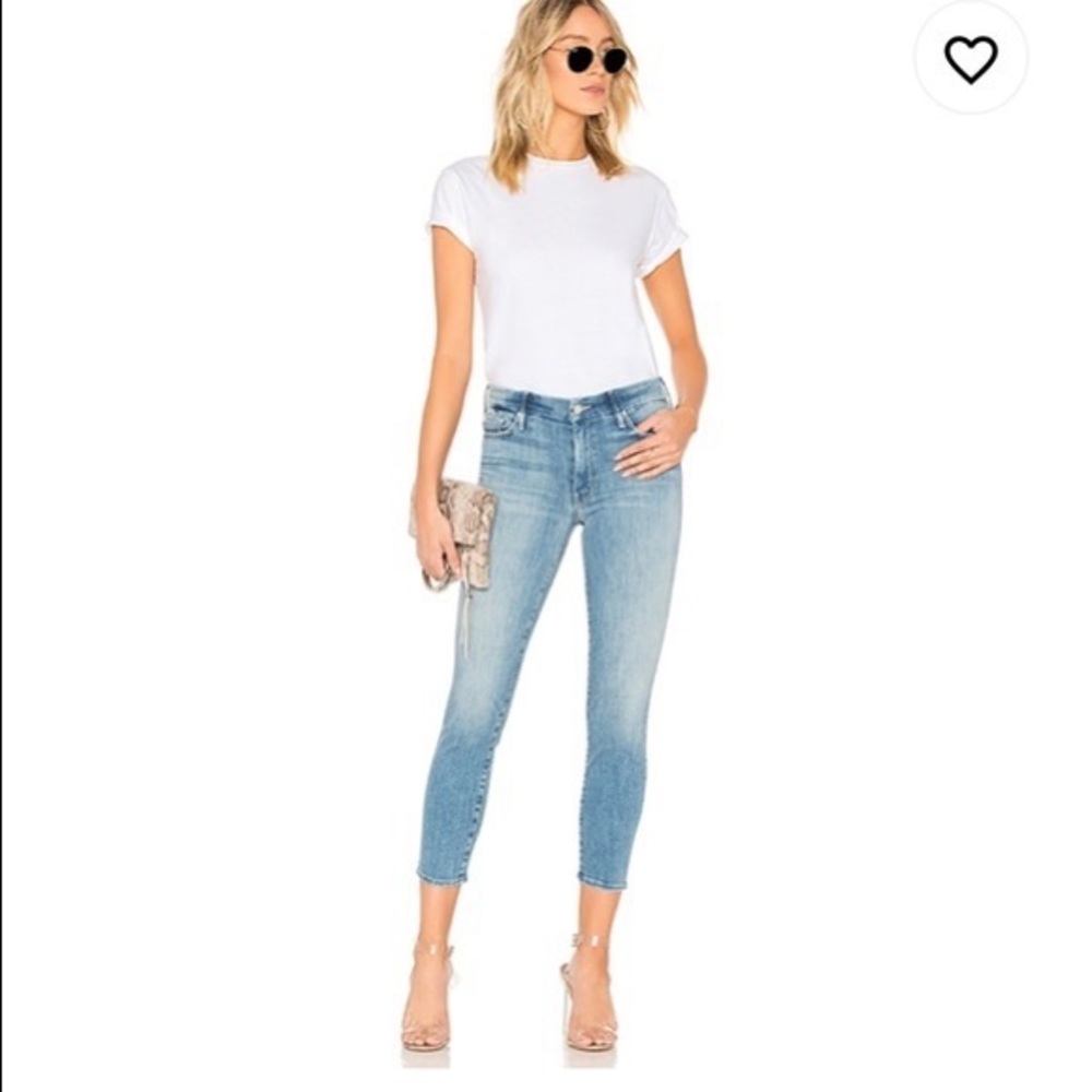 MOTHER the looker crop sz 25